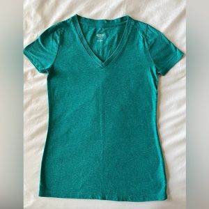 Short sleeve Mossimo teal green space dye shirt